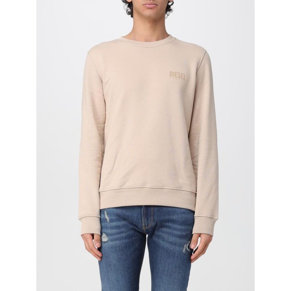 Diesel Men Cotton Crew Neck Sweatshirt Diesel